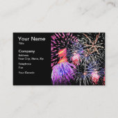 Carte De Visite Spectacle de Feux d'Artifice (Devant)
