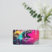 Carte De Visite Spectacle de la fête des petits-déjeuners d'événem (Debout devant)