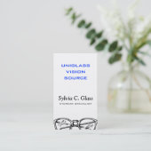 Carte De Visite Spectacles lunettes Vue optique (Debout devant)