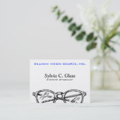 Carte De Visite Spectacles lunettes Vue optique (Debout devant)