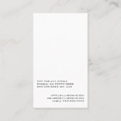 Carte De Visite Spectacles lunettes Vue optique (Dos)