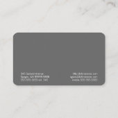 Carte De Visite Spectacles Vêtements de lunettes Vision optique (Dos)