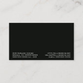 Carte De Visite Spectacles Vêtements de vision optique Dégradé arc (Dos)