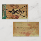 CARTE DE VISITE SPECTRE (Devant / Derrière)