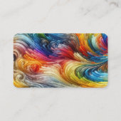 Carte De Visite Spectre Abstrait contemporain (Dos)