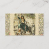 Carte De Visite Spectre de Noël Présent Scrooge (Dos)