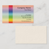 Carte De Visite Spectre élégant (Devant / Derrière)