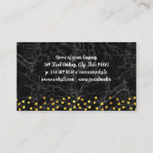 Carte De Visite Spectres d'or | Texture murale (Dos)