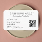 Carte De Visite Spectrum Nails Artiste Manucure Expressive