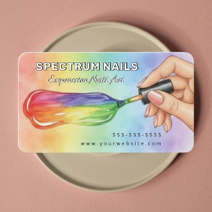 Carte De Visite Spectrum Nails Artiste Manucure Expressive