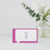 Carte De Visite Speechbox - affaires (Debout devant)