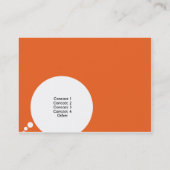 Carte De Visite Speechbubble - potelé (Dos)