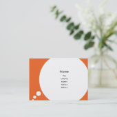 Carte De Visite Speechbubble - potelé (Debout devant)