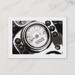 Carte De Visite Speedomètre de moto (frontière)