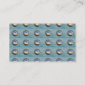 Carte De Visite Sphères d'argent multiples Boucles (Dos)