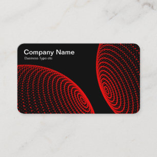 Carte De Visite Sphères interactives - Feux rouges