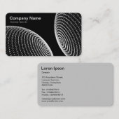 Carte De Visite Sphères interactives - Lumières blanches (Devant / Derrière)