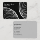 Carte De Visite Sphères interactives - Lumières blanches (Devant / Derrière)