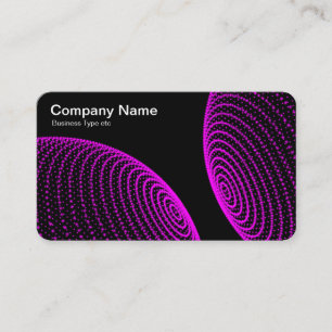 Carte De Visite Sphères interactives - Lumières magenta
