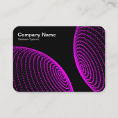 Carte De Visite Sphères interactives - Lumières magenta (Devant)