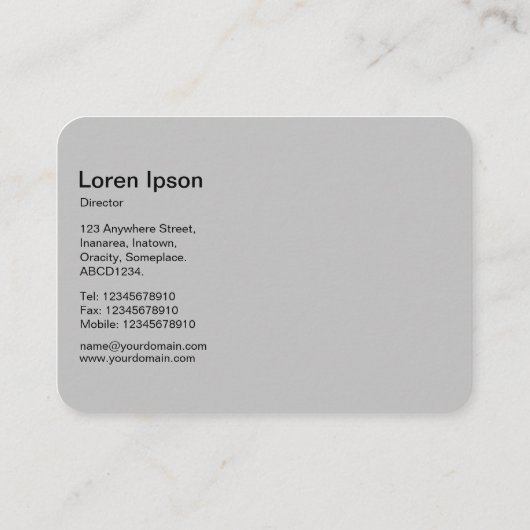 Carte De Visite Sphères interactives - Lumières magenta (Dos)