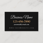 Carte De Visite Sphinx (Dos)