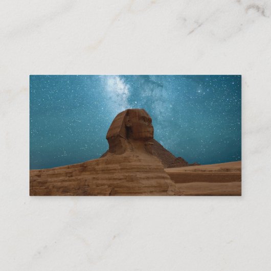 Carte De Visite Sphinx : Égypte (Dos)