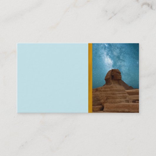 Carte De Visite Sphinx : Égypte (Devant)