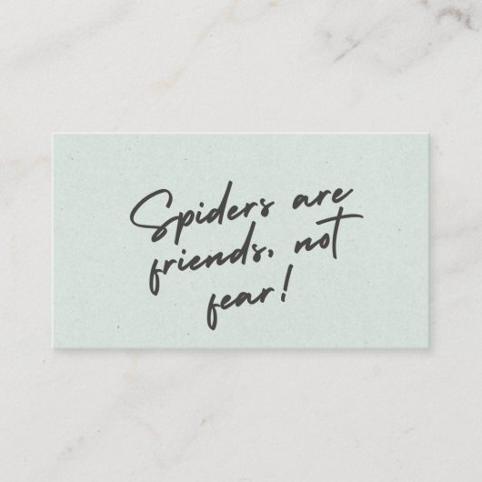 Carte De Visite Spider Spirit – Bold Nature-Inspired Design Watch (Devant)