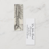 Carte de visite spinal (Devant / Derrière)
