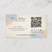 Carte De Visite Spiral to Butterfly | Wellness & Coaching (Dos)