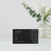 Carte de visite spirale (Debout devant)