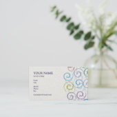 Carte de visite spirale (Debout devant)