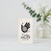 Carte De Visite Spirale énergétique des mains de guérison (Debout devant)