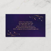 Carte De Visite Spirale énergétique des mains de guérison (Dos)