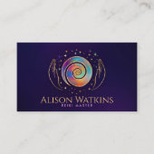 Carte De Visite Spirale énergétique des mains de guérison (Devant)