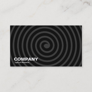 Carte De Visite Spirale - Noir et gris noir