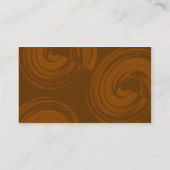 Carte De Visite Spirales au chocolat (Dos)