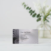 Carte De Visite Spirales sans fin - Art Fractal (Debout devant)