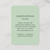 Carte de visite spirituel Energie Heiler Reiki (Dos)