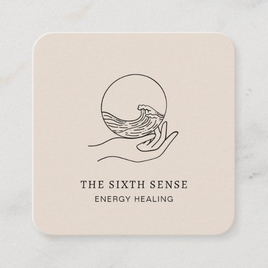 Carte de visite spirituel Energie Heiler Reiki (Devant)