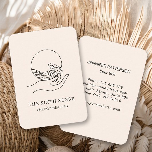 Carte de visite spirituel Energie Heiler Reiki