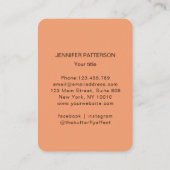 Carte de visite spirituel Energie Heiler Reiki (Dos)