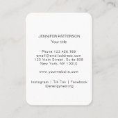 Carte de visite spirituel Energie Heiler Reiki (Dos)