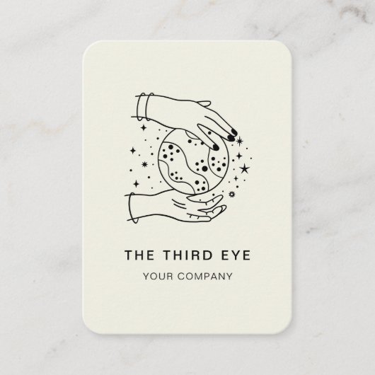 Carte de visite spirituel magique (Devant)