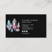 Carte De Visite Spirituel Mystique Système de guérisseur d'énergie (Dos)