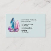 Carte De Visite Spirituel Mystique Système de guérisseur d'énergie (Dos)