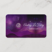 Carte De Visite Spirituelle Ciel de Lune pourpre (Devant)