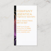 Carte De Visite spirographe rétro (Dos)