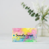 Carte de visite Splash Art (Debout devant)